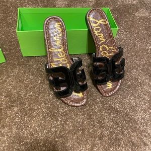 Sam Edelman, Bay, Black Patent, Size 7.